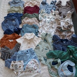 Bundle (30 pcs) 3mo Baby Boy Clothing Set Everyday Grandma's House Casual
